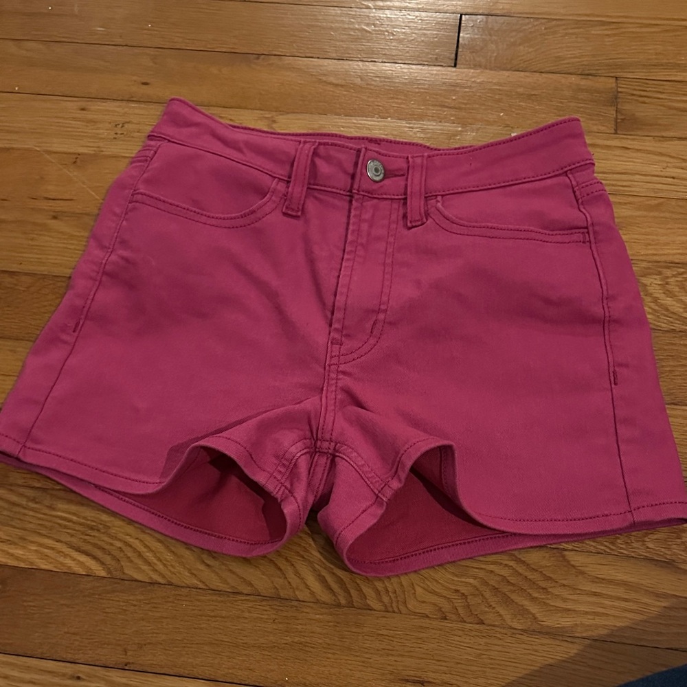 Old Navy High Waist Magenta Shorts